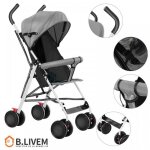 B. livem poussette canne 4 roues avec grand auvent roues eva tube métal jusquà 30 kg portable et - pliable ... B. livem poussette canne 4 roues avec grand auvent roues eva tube métal jusquà 30 kg portable et - pliable ...