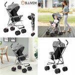 B. livem poussette dextérieur portable et pliable pour un rangement facile 4 roues eva jusquà 30 kg grise ... B. livem poussette dextérieur portable et pliable pour un rangement facile 4 roues eva jusquà 30 kg grise ...