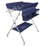 B. livem table � langer pliable bleu marine hauteur r�glable avec sac de rangement 4 roulettes amovible ...