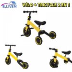 B. livem tricycle pour enfants de 1  4 ans 2 en 1 jaune marcheur pour enfants voiture dquilibre pour ...