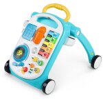 Baby einstein pousseur et table d?eveil 4 - mix ?n roll, musique et lumires, jouets interactifs