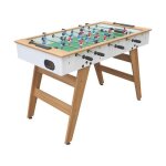Baby - foot 120cm blanc et bois