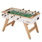 Baby foot ado & adultes - blanc / bois - 3 balles li�ge - 2 � 4 joueurs