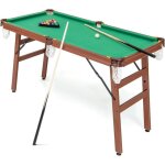 Baby - foot réglable - goplus - table de billard pliable 138 cm coins protégés en cuir 2 queues 2 craies ... Baby - foot réglable - goplus - table de billard pliable 138 cm coins protégés en cuir 2 queues 2 craies ...