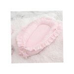 Baby lounger portable 37x24 pouces housse coton nid nouveau - n� voyage 0 - 18 mois confortable