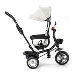 Baby tricycle 4 in 1 - avec r�troviseur � cloche - gris clair - poussette multi - mode pour aider b�b� ...