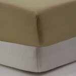 Drap - housse 60x120 cm - lot de 2 - coton blanc / bl