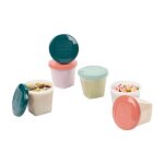 Babymoov pots de conservation babybols biosourcs - lot de 6x250ml