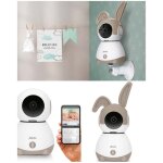 Babyphone camra intrieure wi - fi full hd 1080p moniteur bb microsd avec capteur de mouvement vision ...