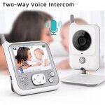 Babyphone camera moniteur 3. 2 lcd couleur vidéo ecoute bébé video surveillance 2. 4 ghz bidirectionnelle ... Babyphone camera moniteur 3. 2 lcd couleur vidéo ecoute bébé video surveillance 2. 4 ghz bidirectionnelle ...