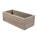 Bac � fleurs en bois pot de fleurs 44 x 20 x 145cm pot dherbes aromatiques pot avec insert en plastique ...