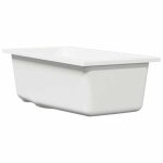 R�duction - bac � laver pour cuisine - �vier de cuisine - blanc 21 x 44 x 14 cm granite @fr174948