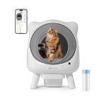 Liti�re chat autonettoyante 80l - 2026 amicura x1 plus - s�curit� 10xcontr�le des odeurs 15 joursjusqu� ...