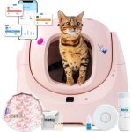Bac � liti�re autonettoyant catlink volume xxl de 70 l protection en 7 points contr�le via application ...