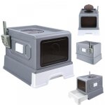 Bac  litire pour chat - mipan - xxl - toilettes pour chat - avec grattoir latral et pelle  litire ...