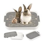 Bac  litire pour lapin - marque - junior - antidrapant - facile  nettoyer - polyvalent