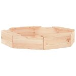 Bac � sable jeu enfant aire de jeux jardin ext�rieur avec si�ges octogone bois de pin massif marron 02 ...