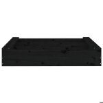 Bac � sable - vidaxl - 111x111x20 cm - bois de pin massif - ext�rieur - mixte