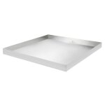 Bac de vidange - en acier inoxydable - 81 * 76 * 6. 3cm - pour machine à laver Bac de vidange - en acier inoxydable - 81 * 76 * 6. 3cm - pour machine à laver