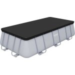 B�che 4 saisons pour piscine hors sol - bestway - 404x201 cm - rectangulaire - limite la photosynth�se ...