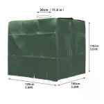Bache pour cuve 1000 l bche de protection solaire pour rservoir deau de pluie ibc anti - poussire ...