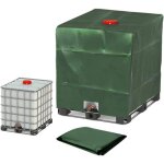Bche pour cuve 1000l ibc bche de deau couvercle de protectionrservoir housse - poussire vert - 120 ...