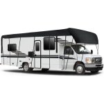 Bache de protection newfun 6. 5x3m en tissu oxford 210d imperm�able pour camping - car et caravane