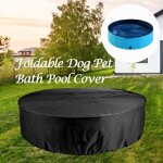 Bche de protection pour piscine pour chien - ronde - pliable - rsistant aux uv - pour piscines familiales ...