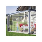 Bche de protection - resteq - transparent - impermable - anti - uv - ?illets renforcs