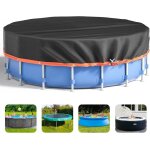 Bâche de protection solaire ronde de 24 m pour piscine hors sol avec cordon de serrage pour augmenter ... Bâche de protection solaire ronde de 24 m pour piscine hors sol avec cordon de serrage pour augmenter ...