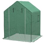 B�che de remplacement pour serre de jardin outsunny avec fen�tre et porte � fermeture �clair anti - uv ...
