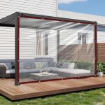 B�che transparente imperm�able - mich - 1x2 m - avec ?illets - protection contre la pluie - pour serre ...
