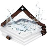 Bche transparente en plastique - isolation en verre souple ?pour camping terrasse enclos poulailler ...