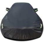 Bche voiture exterieur - tissu oxford paissi bche de voiture - noir 440x180x160cm - contre pluie soleil ...