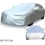 B�che voiturehousse de voiture universelle 190t enti�rement imperm�able respirant pluie neige r�sistant ...