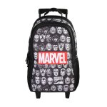 Bagtrotter - avengers - marvel - sac  dos scolaire - sac  dos  roulettes - noir - 2 compartiments ...