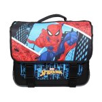 Bagtrotter cartable 38 cm spider - man bleu skyscrapers