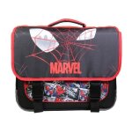 Bagtrotter cartable 38 cm spider - man noir toile daraigne