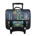 Bagtrotter cartable à roulettes 38 cm tortues ninja noir Bagtrotter cartable à roulettes 38 cm tortues ninja noir