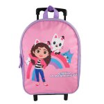 Bagtrotter - gabby et la maison magique - sac � dos scolaire � roulettes - rose p�le - fille - 1 compartiment ...