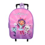 Bagtrotter - gabby et la maison magique - sac  dos scolaire  roulettes - violet - fille - 1 compartiment ...