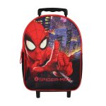 Bagtrotter - spider - man - sac  dos scolaire  roulettes - noir - 1 compartiment zipp - bretelles ...