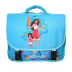 Bagtrotter - vaiana - disney - cartable 38cm - bleu - 2 compartiments - 1 poche sous rabat - bretelles ...