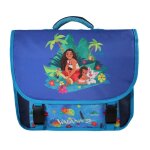 Bagtrotter - vaiana - disney - cartable 38cm - bleu fonc - 2 compartiments - 1 poche sous rabat - bretelles ...