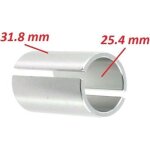Bague ajustement cintre 25. 4mm a 31. 8mm adaptateur de potence velo entretoise reducteur plongeur 1 ... Bague ajustement cintre 25. 4mm a 31. 8mm adaptateur de potence velo entretoise reducteur plongeur 1 ...