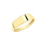 Bague chevalire / bague souveraine eds jewels femme or 375 / 1000 44911