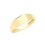 Bague chevalire / bague souveraine eds jewels homme / femme or 375 / 1000 47136