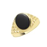 Bague chevalière / bague souveraine eds jewels homme / femme or 375 / 1000 onyx 45429 Bague chevalière / bague souveraine eds jewels homme / femme or 375 / 1000 onyx 45429