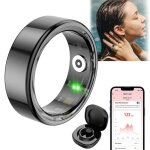 Bague connectée homme femme smart ring intelligente bluetooth sommeil / fréquence cardiaque / spo2 Étanche ... Bague connectée homme femme smart ring intelligente bluetooth sommeil / fréquence cardiaque / spo2 Étanche ...
