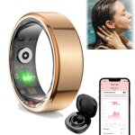 Bague connecte homme femme smart ring intelligente bluetooth sommeil / frquence cardiaque / spo2 tanche ...